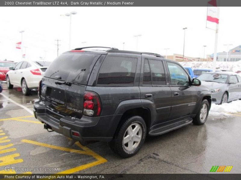Dark Gray Metallic / Medium Pewter 2003 Chevrolet TrailBlazer LTZ 4x4