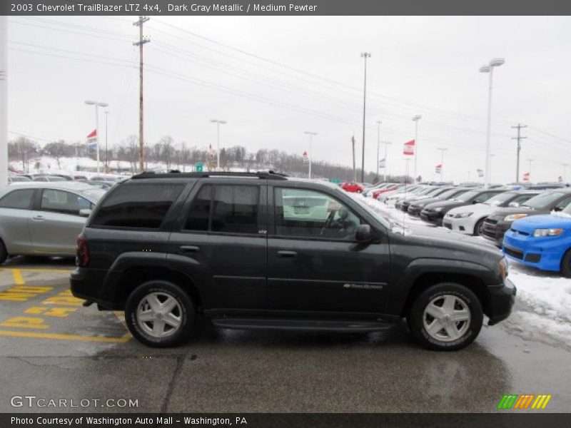 Dark Gray Metallic / Medium Pewter 2003 Chevrolet TrailBlazer LTZ 4x4