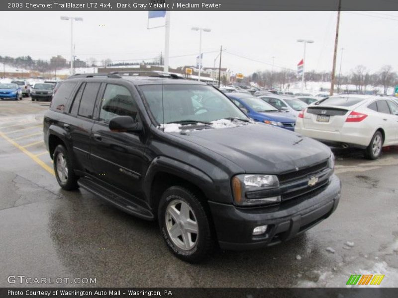 Dark Gray Metallic / Medium Pewter 2003 Chevrolet TrailBlazer LTZ 4x4