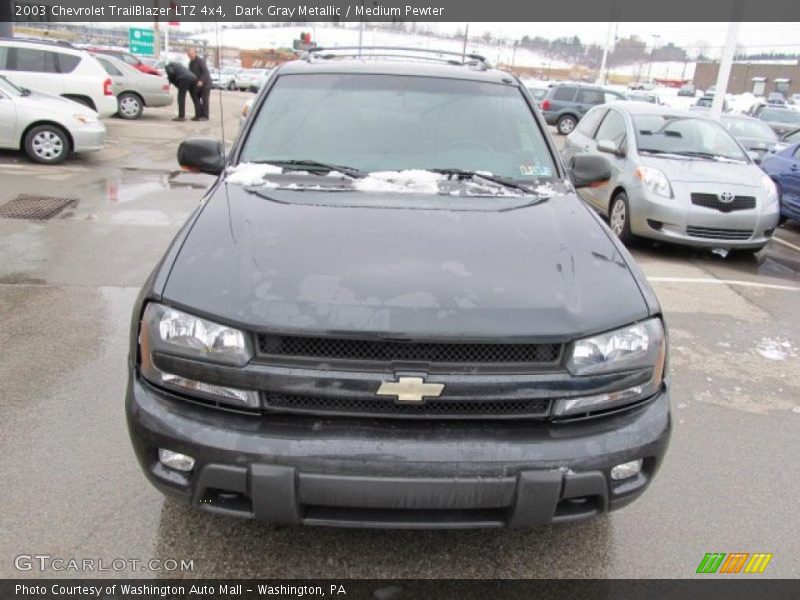 Dark Gray Metallic / Medium Pewter 2003 Chevrolet TrailBlazer LTZ 4x4