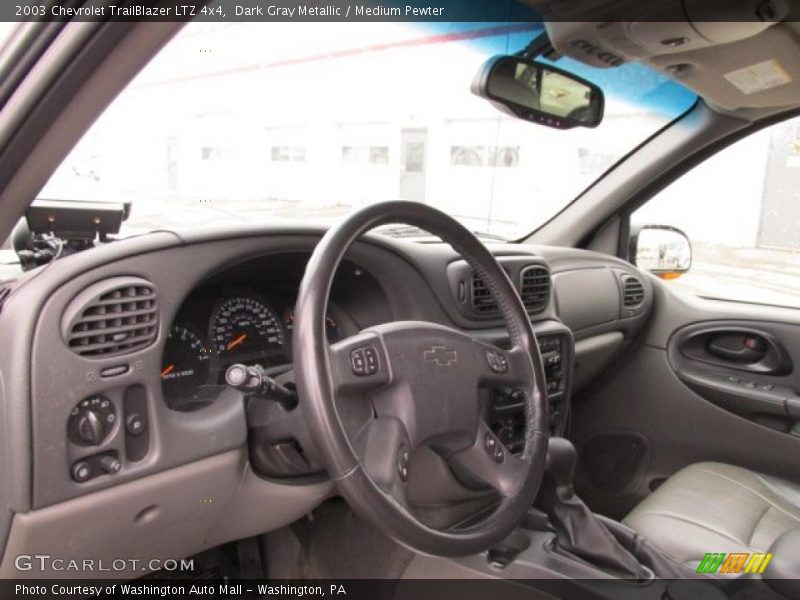 Dark Gray Metallic / Medium Pewter 2003 Chevrolet TrailBlazer LTZ 4x4