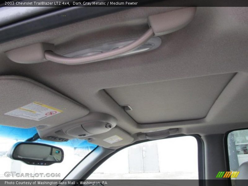 Dark Gray Metallic / Medium Pewter 2003 Chevrolet TrailBlazer LTZ 4x4
