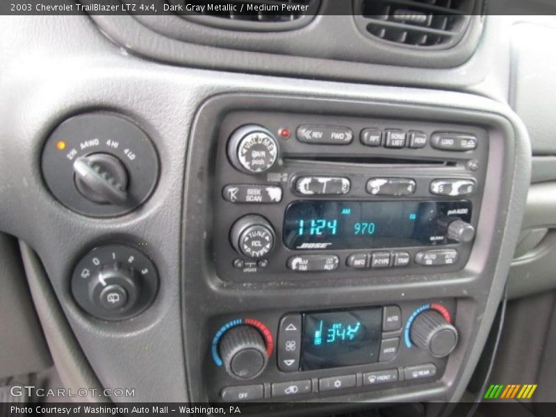 Dark Gray Metallic / Medium Pewter 2003 Chevrolet TrailBlazer LTZ 4x4