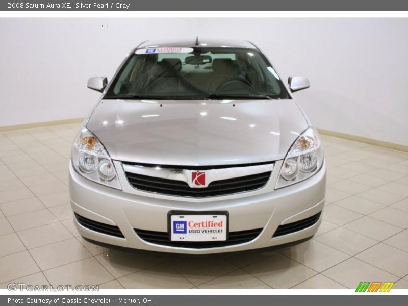 Silver Pearl / Gray 2008 Saturn Aura XE
