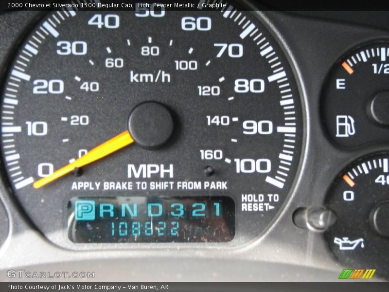 Light Pewter Metallic / Graphite 2000 Chevrolet Silverado 1500 Regular Cab