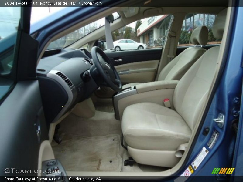 Seaside Pearl / Brown/Ivory 2004 Toyota Prius Hybrid