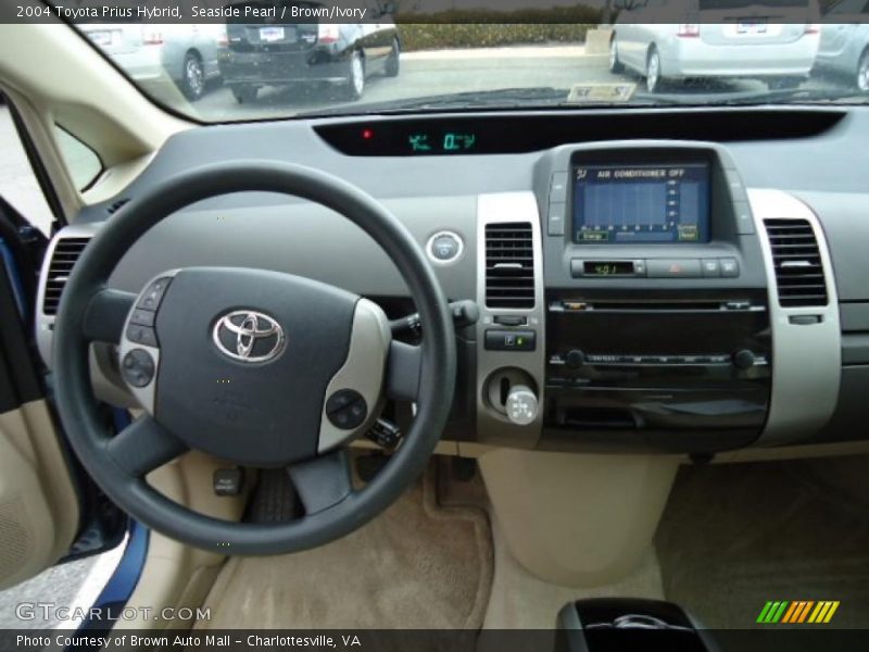 Seaside Pearl / Brown/Ivory 2004 Toyota Prius Hybrid