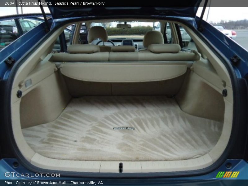 Seaside Pearl / Brown/Ivory 2004 Toyota Prius Hybrid