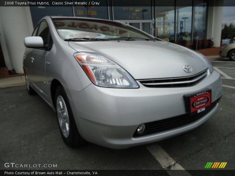 Classic Silver Metallic / Gray 2008 Toyota Prius Hybrid