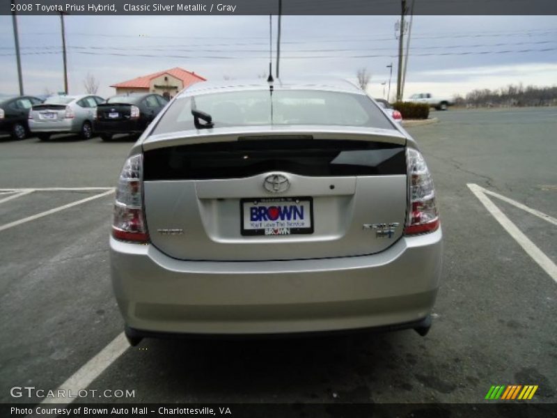 Classic Silver Metallic / Gray 2008 Toyota Prius Hybrid