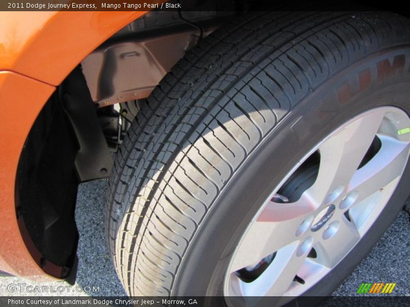Mango Tango Pearl / Black 2011 Dodge Journey Express