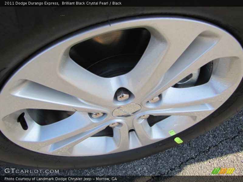 Brilliant Black Crystal Pearl / Black 2011 Dodge Durango Express