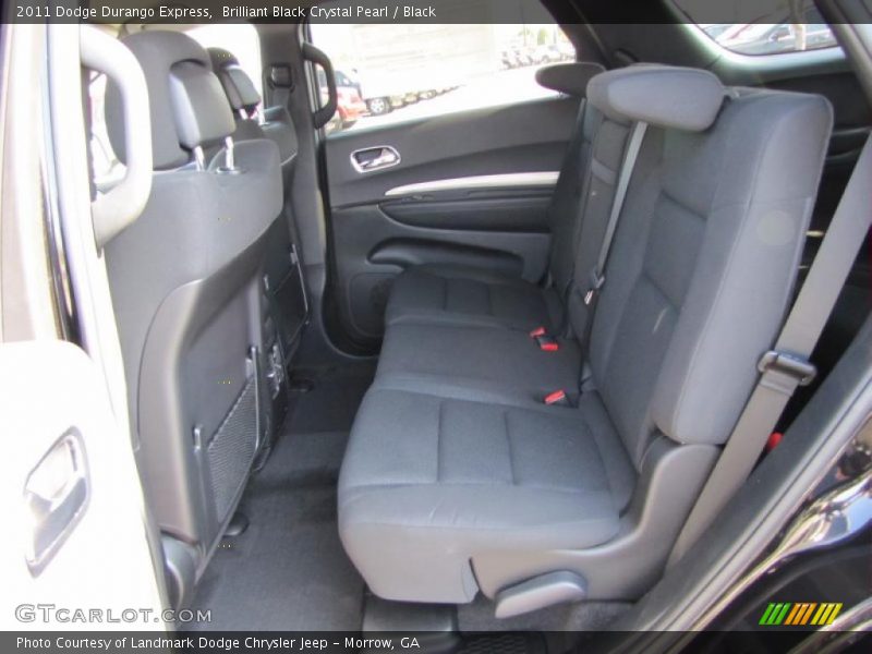 Brilliant Black Crystal Pearl / Black 2011 Dodge Durango Express