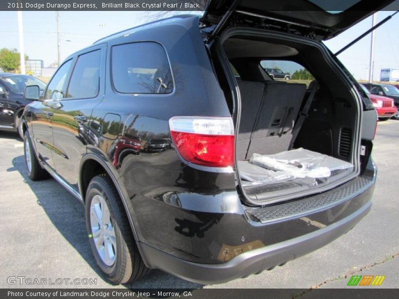 Brilliant Black Crystal Pearl / Black 2011 Dodge Durango Express