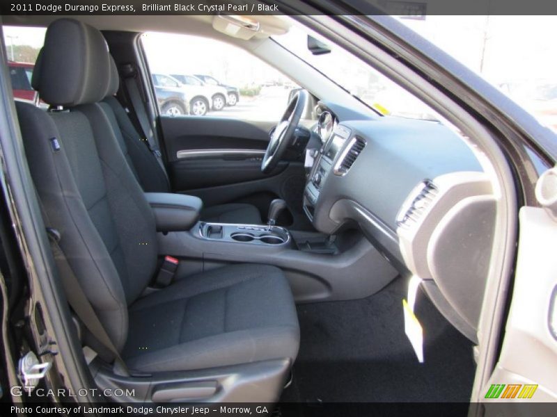Brilliant Black Crystal Pearl / Black 2011 Dodge Durango Express
