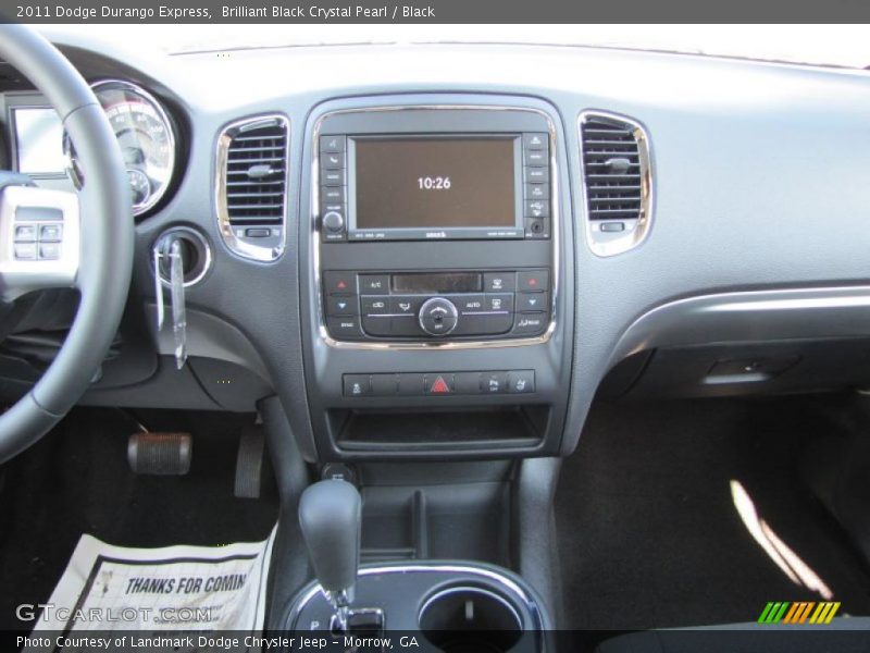Brilliant Black Crystal Pearl / Black 2011 Dodge Durango Express
