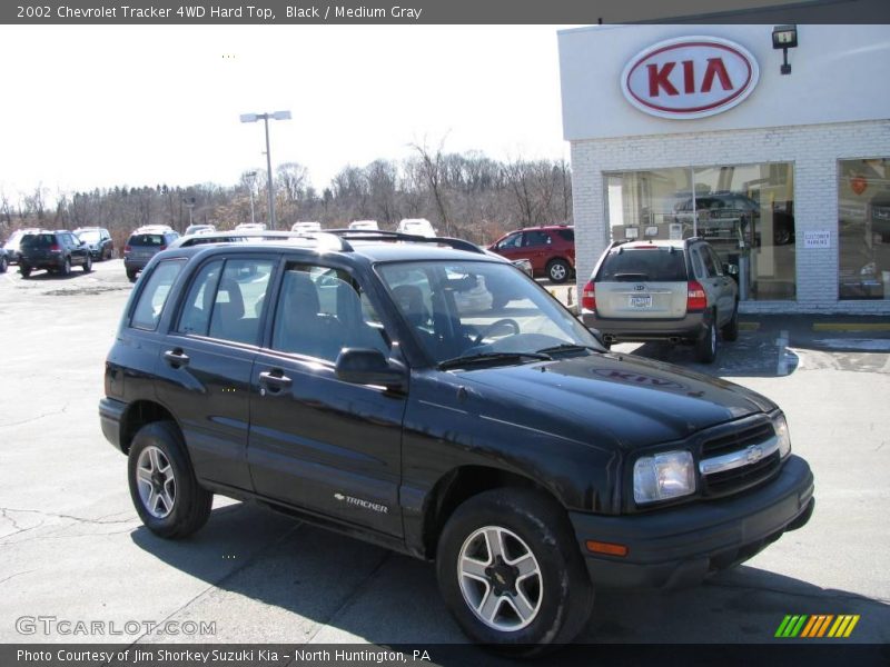 Black / Medium Gray 2002 Chevrolet Tracker 4WD Hard Top