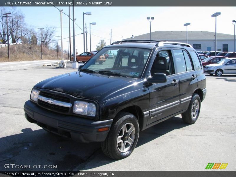 Black / Medium Gray 2002 Chevrolet Tracker 4WD Hard Top
