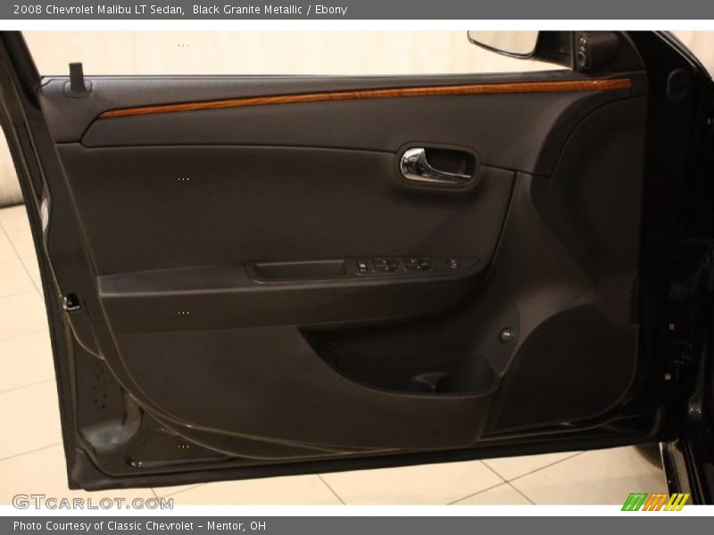 Black Granite Metallic / Ebony 2008 Chevrolet Malibu LT Sedan