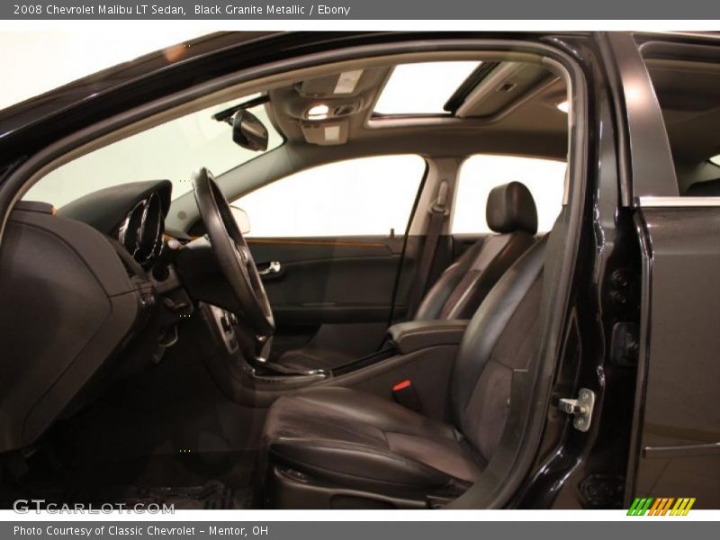 Black Granite Metallic / Ebony 2008 Chevrolet Malibu LT Sedan