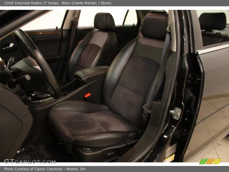 Black Granite Metallic / Ebony 2008 Chevrolet Malibu LT Sedan
