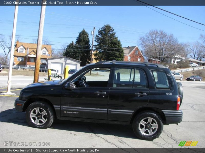 Black / Medium Gray 2002 Chevrolet Tracker 4WD Hard Top