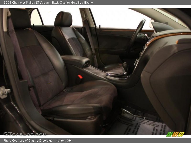 Black Granite Metallic / Ebony 2008 Chevrolet Malibu LT Sedan