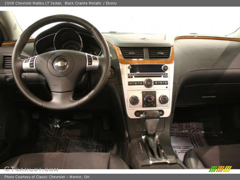 Black Granite Metallic / Ebony 2008 Chevrolet Malibu LT Sedan