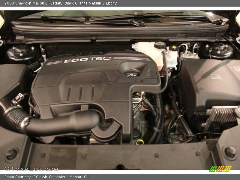 Black Granite Metallic / Ebony 2008 Chevrolet Malibu LT Sedan
