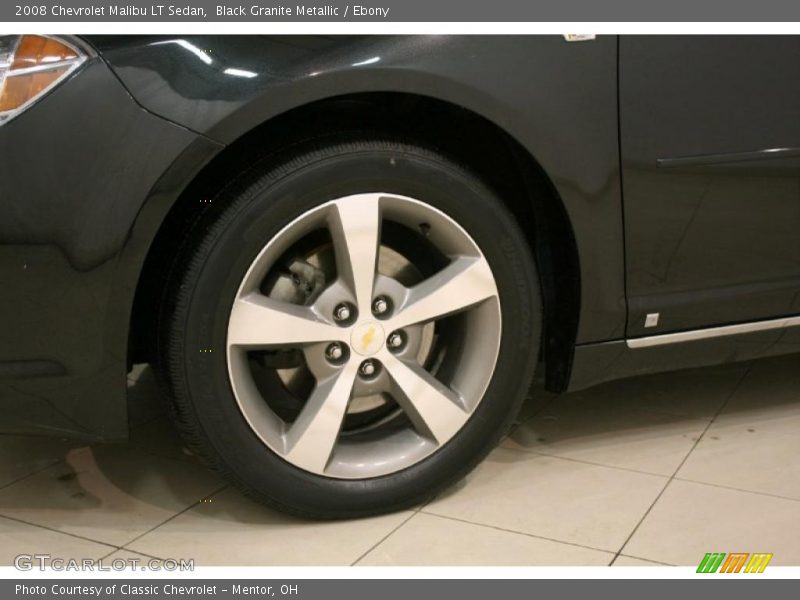Black Granite Metallic / Ebony 2008 Chevrolet Malibu LT Sedan