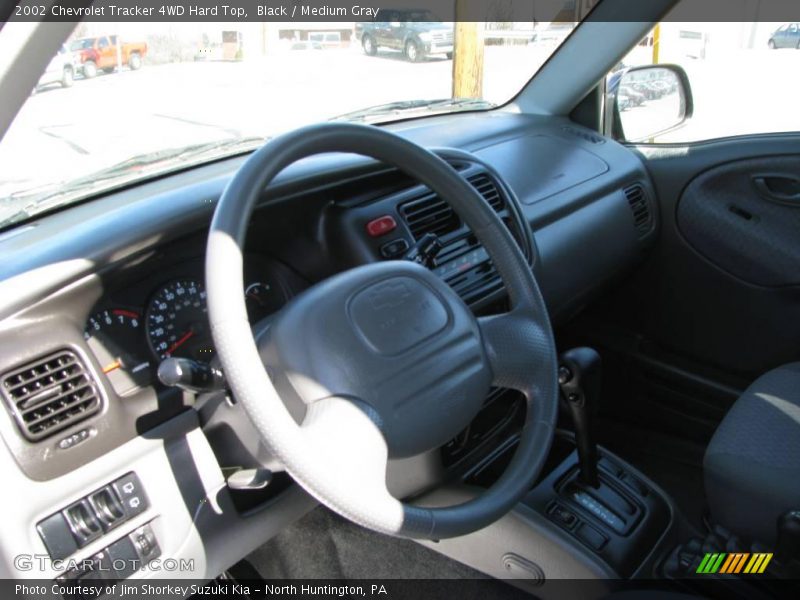 Black / Medium Gray 2002 Chevrolet Tracker 4WD Hard Top