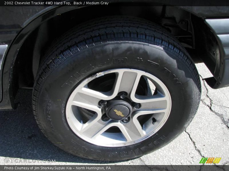 Black / Medium Gray 2002 Chevrolet Tracker 4WD Hard Top