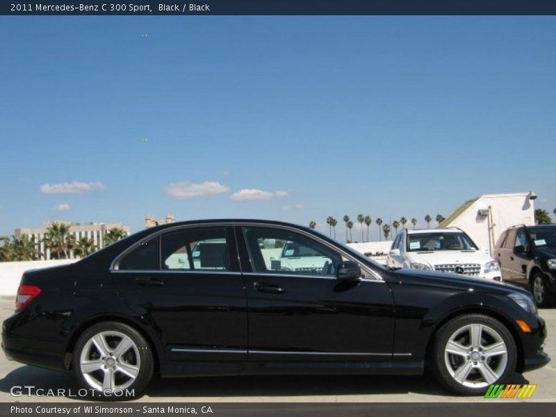 Black / Black 2011 Mercedes-Benz C 300 Sport