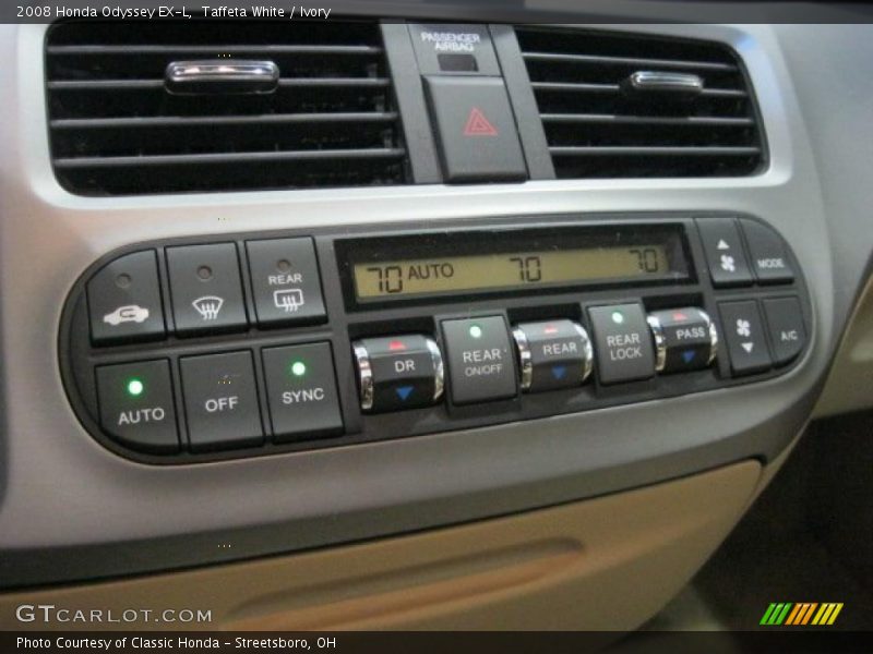 Taffeta White / Ivory 2008 Honda Odyssey EX-L