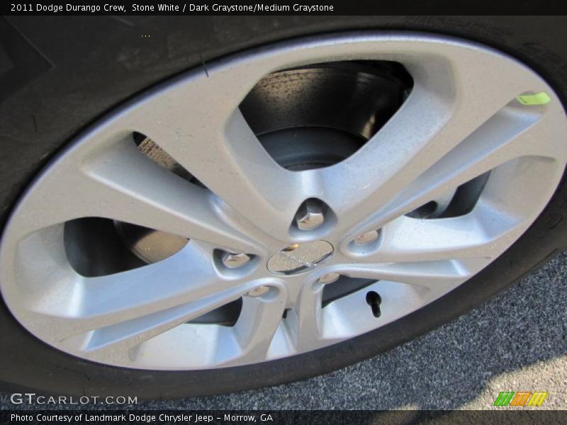 Stone White / Dark Graystone/Medium Graystone 2011 Dodge Durango Crew
