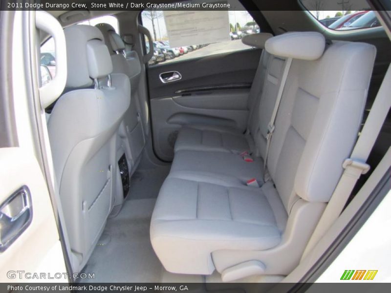 Stone White / Dark Graystone/Medium Graystone 2011 Dodge Durango Crew