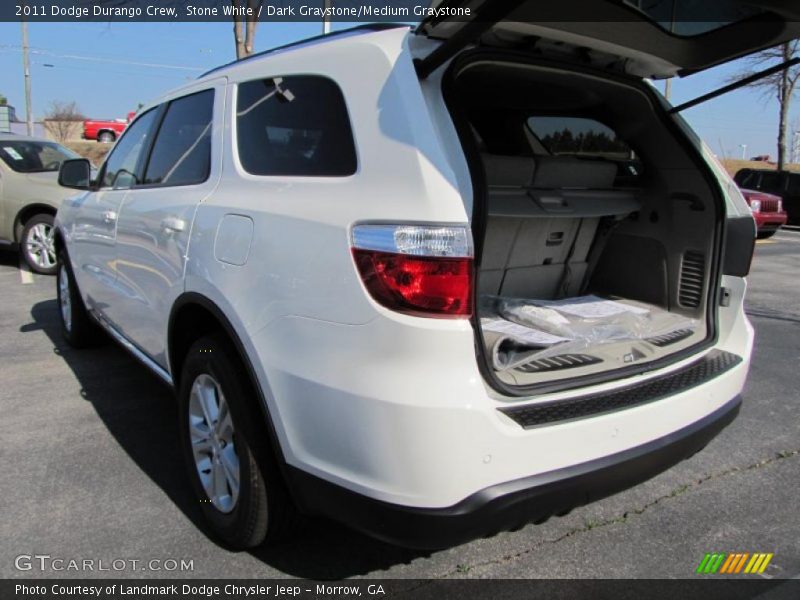 Stone White / Dark Graystone/Medium Graystone 2011 Dodge Durango Crew