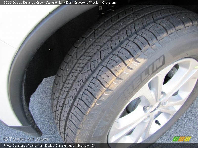 Stone White / Dark Graystone/Medium Graystone 2011 Dodge Durango Crew