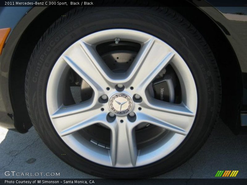 Black / Black 2011 Mercedes-Benz C 300 Sport