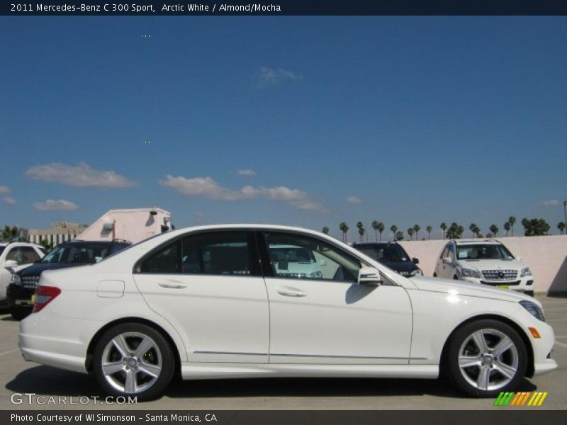 Arctic White / Almond/Mocha 2011 Mercedes-Benz C 300 Sport
