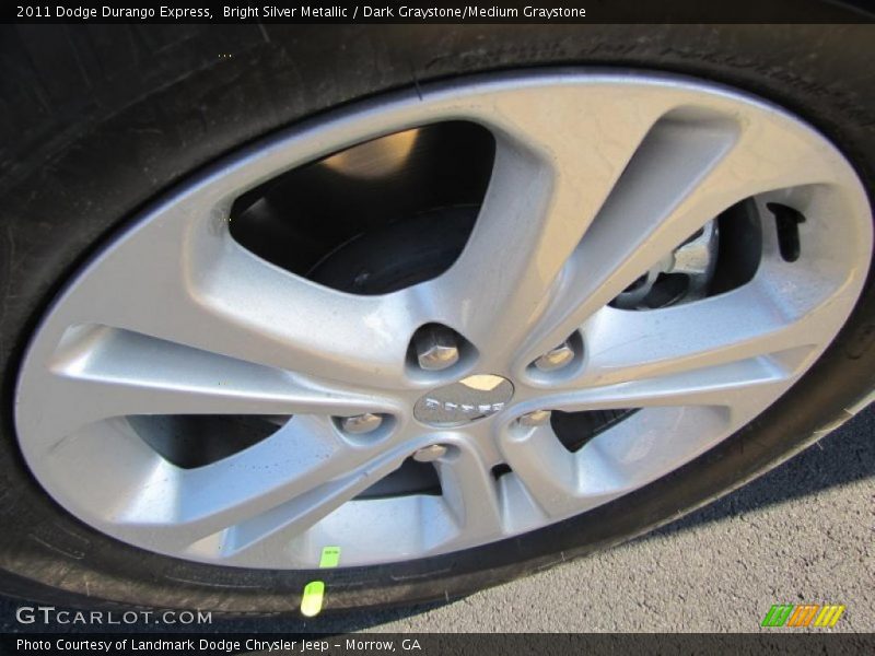 Bright Silver Metallic / Dark Graystone/Medium Graystone 2011 Dodge Durango Express