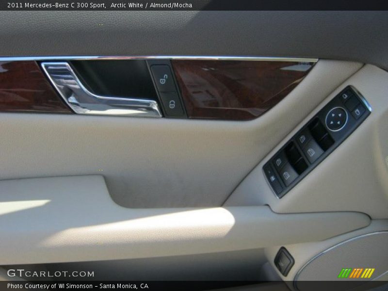 Arctic White / Almond/Mocha 2011 Mercedes-Benz C 300 Sport