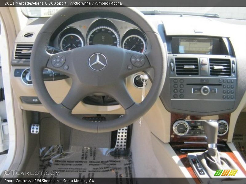 Arctic White / Almond/Mocha 2011 Mercedes-Benz C 300 Sport