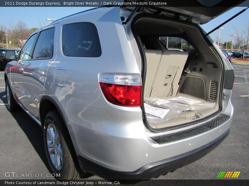 Bright Silver Metallic / Dark Graystone/Medium Graystone 2011 Dodge Durango Express