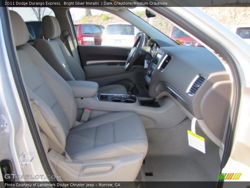 Bright Silver Metallic / Dark Graystone/Medium Graystone 2011 Dodge Durango Express