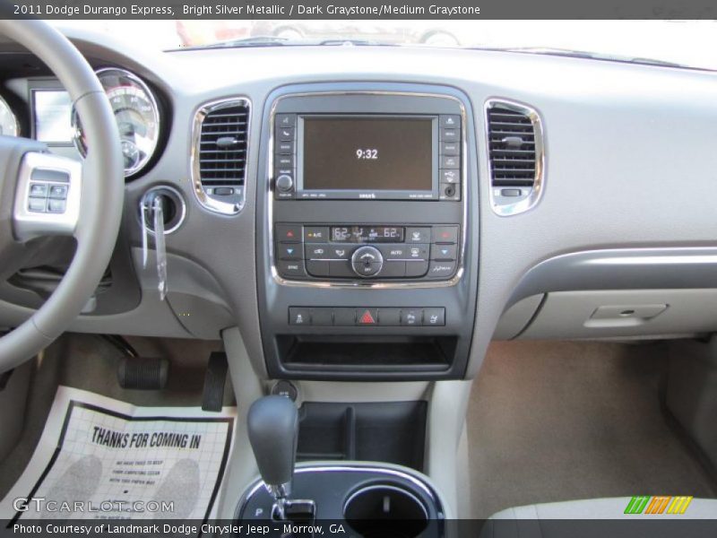 Bright Silver Metallic / Dark Graystone/Medium Graystone 2011 Dodge Durango Express