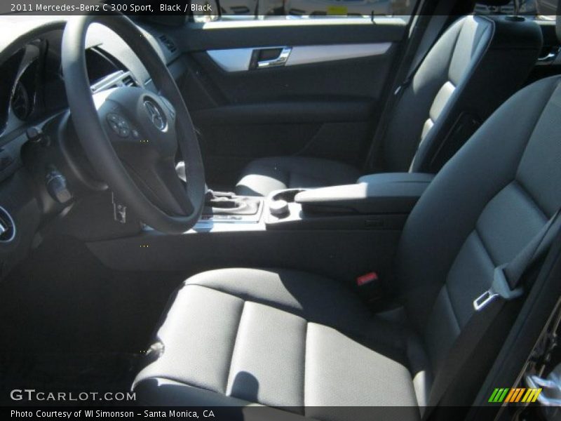 Black / Black 2011 Mercedes-Benz C 300 Sport