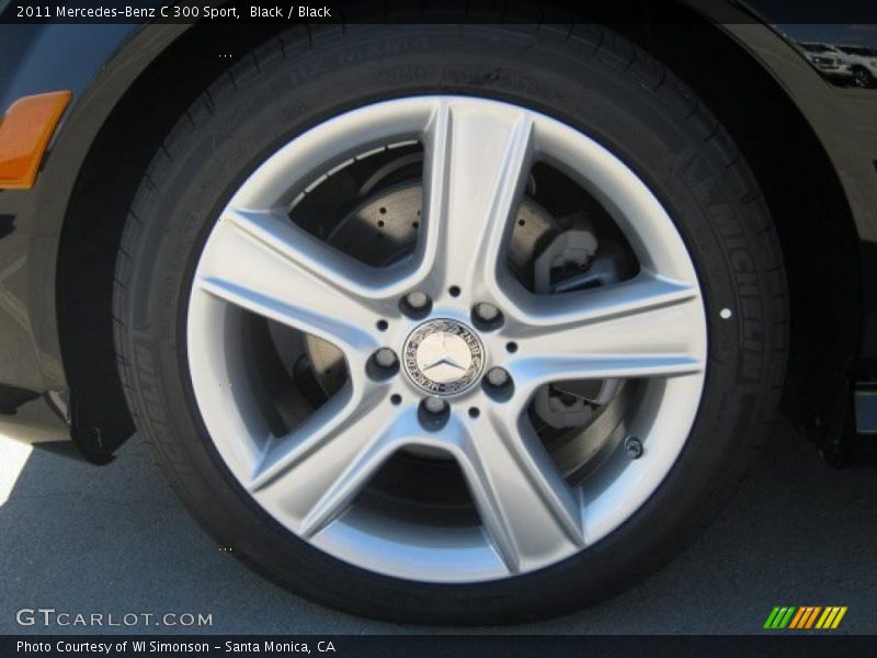 Black / Black 2011 Mercedes-Benz C 300 Sport