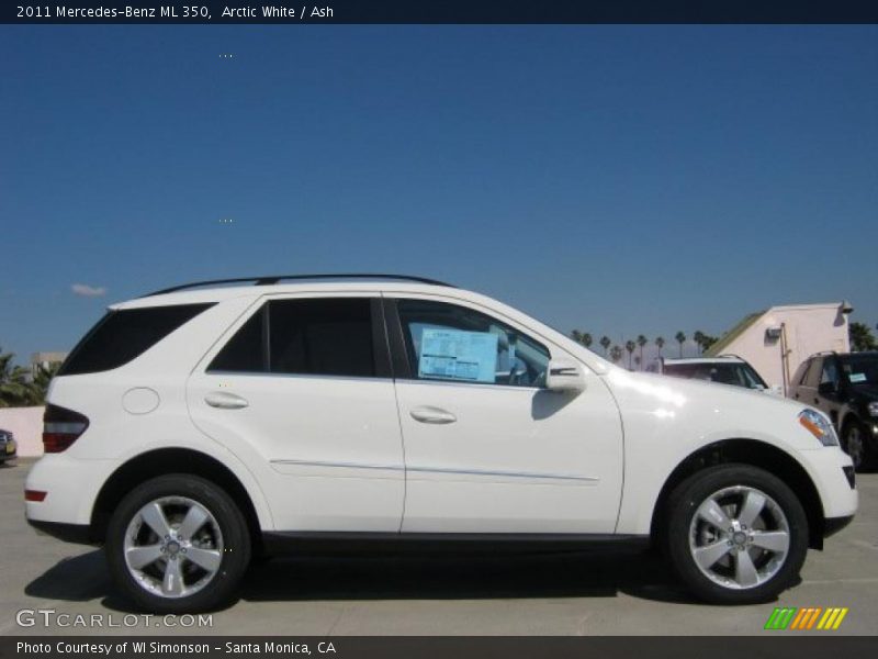 Arctic White / Ash 2011 Mercedes-Benz ML 350