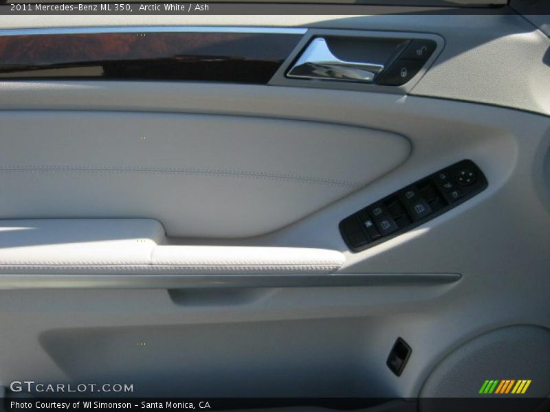 Arctic White / Ash 2011 Mercedes-Benz ML 350